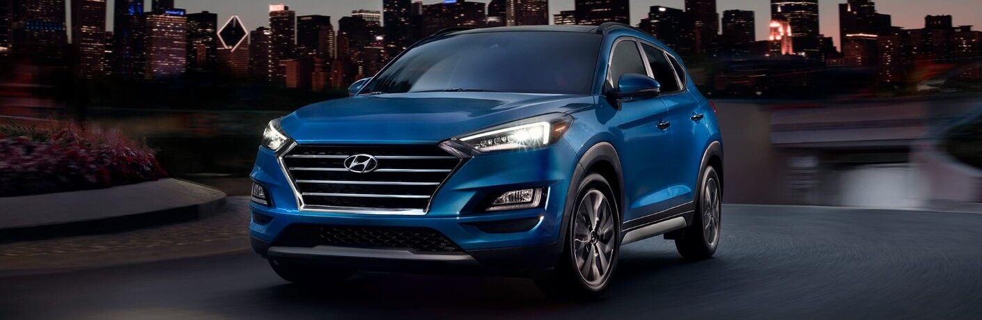 Blue 2020 Hyundai Tucson