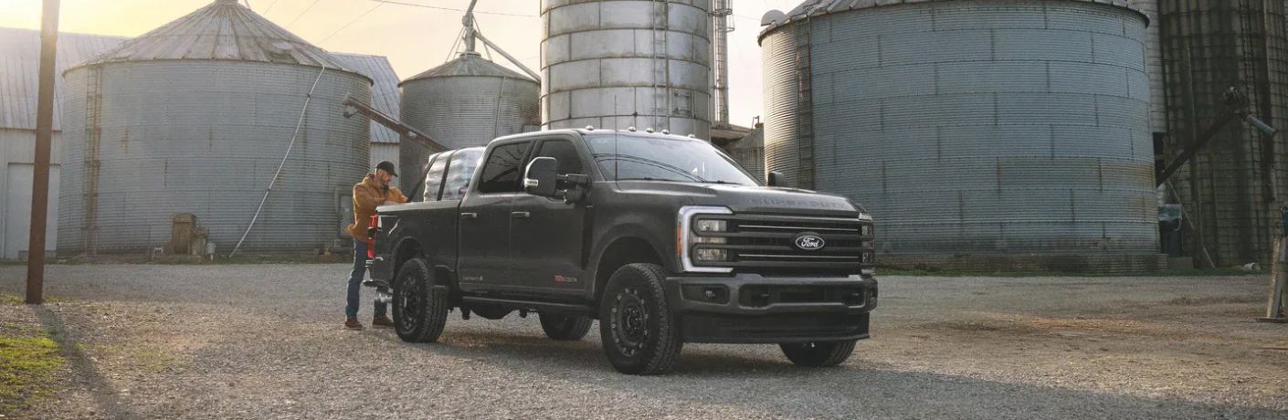 2027 Ford Super Duty Carhartt front and side angle