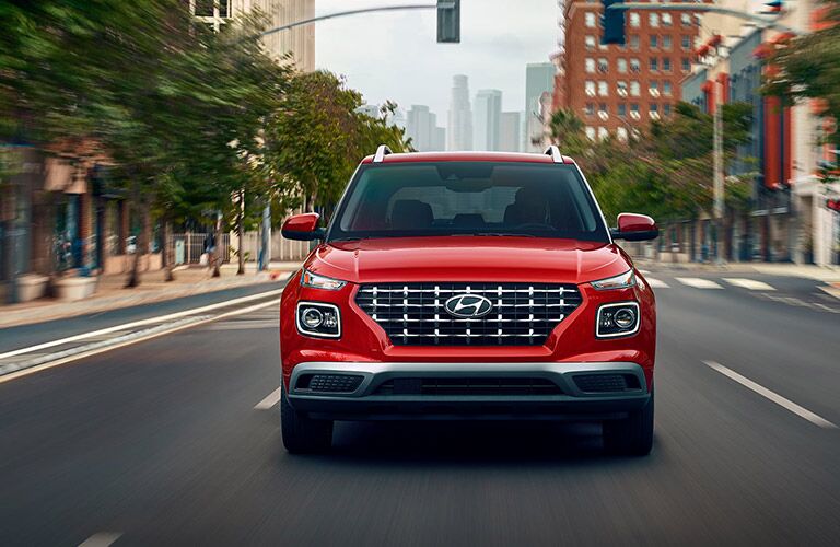 Front view of the 2020 Hyundai Venue