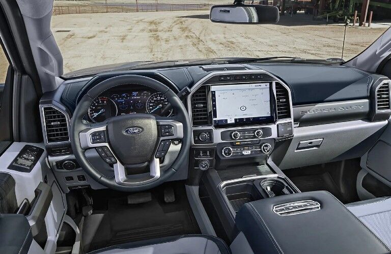 2022 Ford F-450 Super Duty Limited front interior
