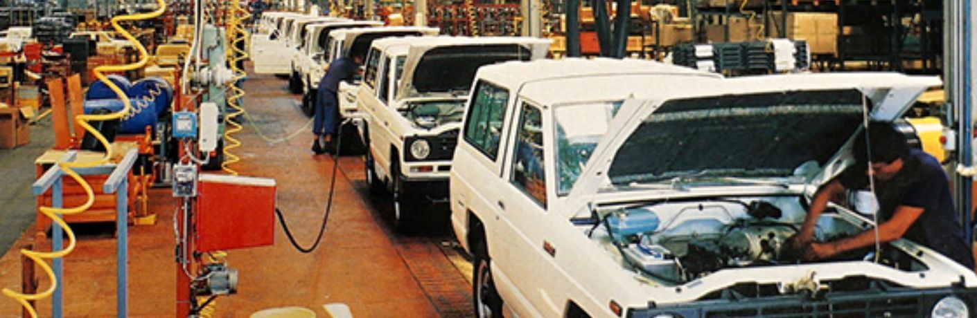 A Nissan production plant