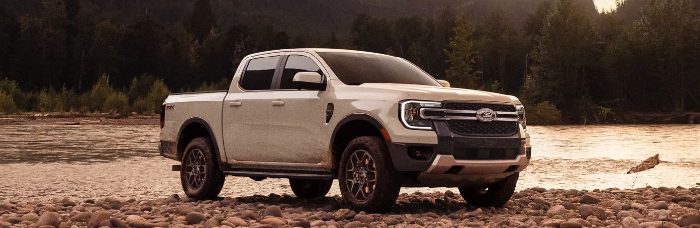 2026 Ford Ranger side and front view