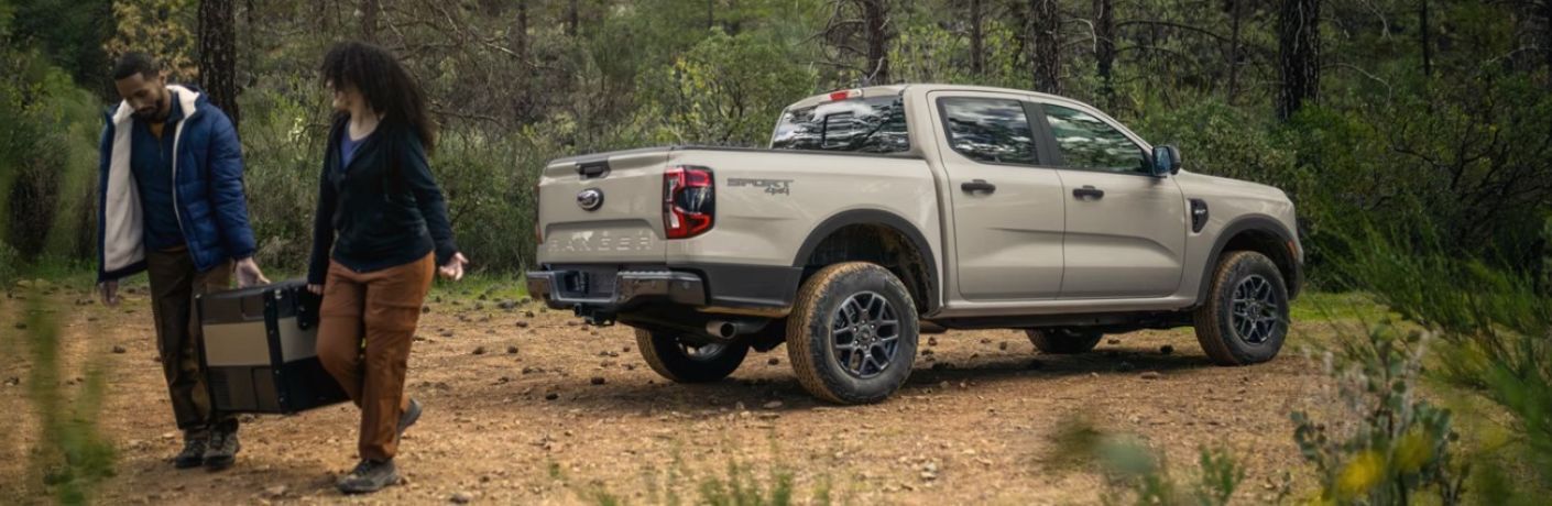 2026 Ford Ranger rear and side angle