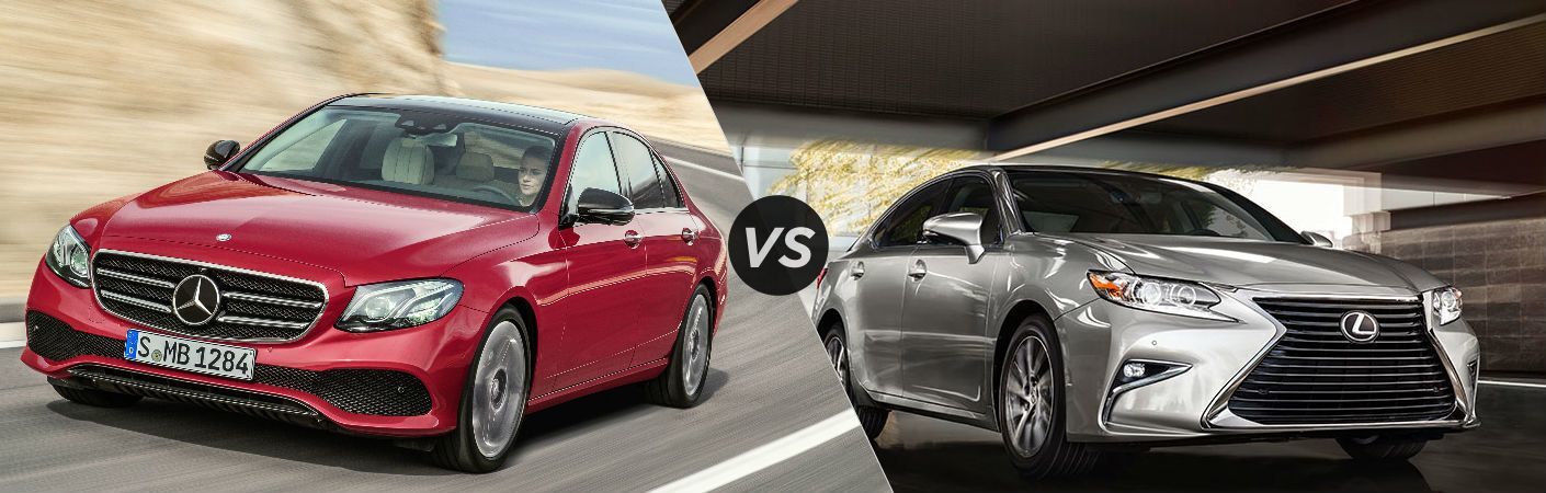 2017 Mercedes-Benz E-Class VS Lexus ES