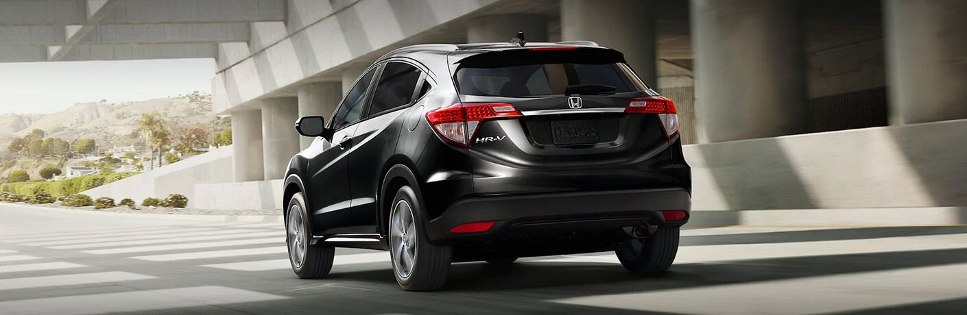 2021 Honda HR-V rear view on a road