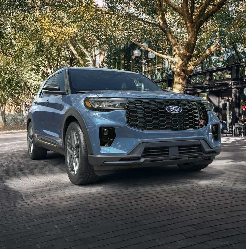 A front exterior view of the 2027 Ford Explorer ST