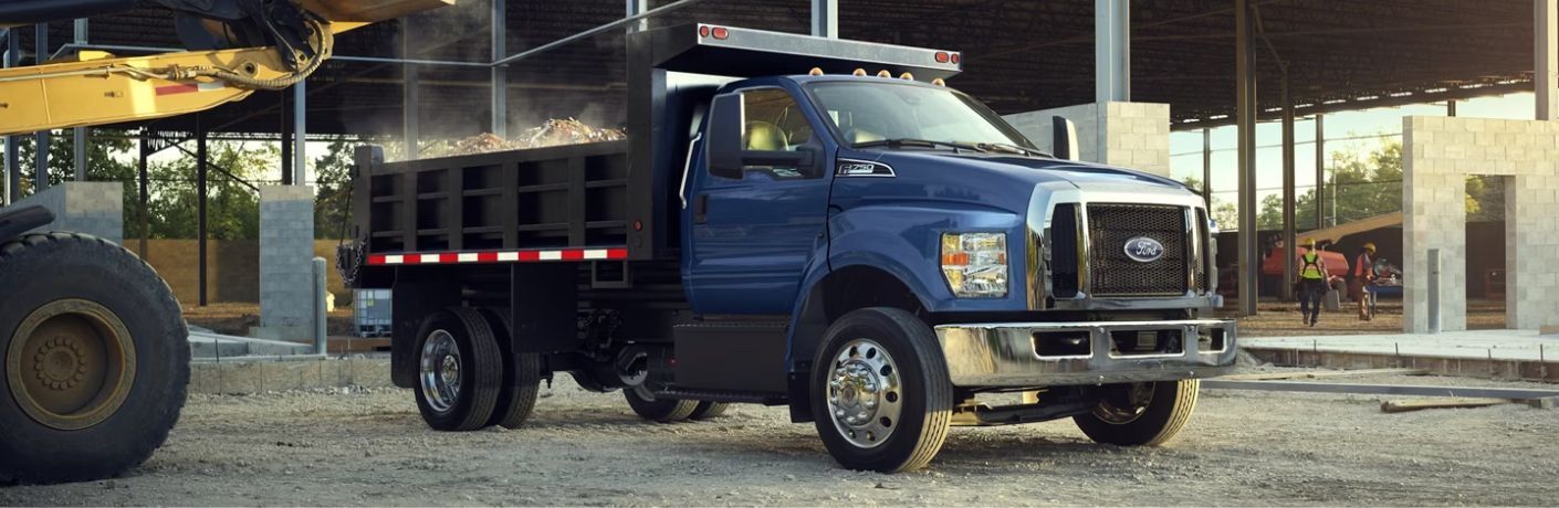 2024 Ford F-750 with dump truck uplift