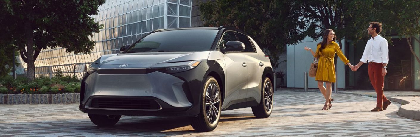 2024 Toyota bZ4X front and side view