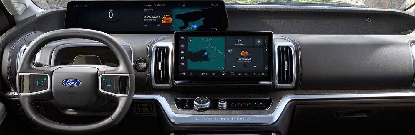 2027 Ford Expedition front dashboard