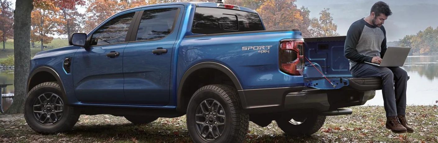 2024 Ford Ranger Raptor parked off-road