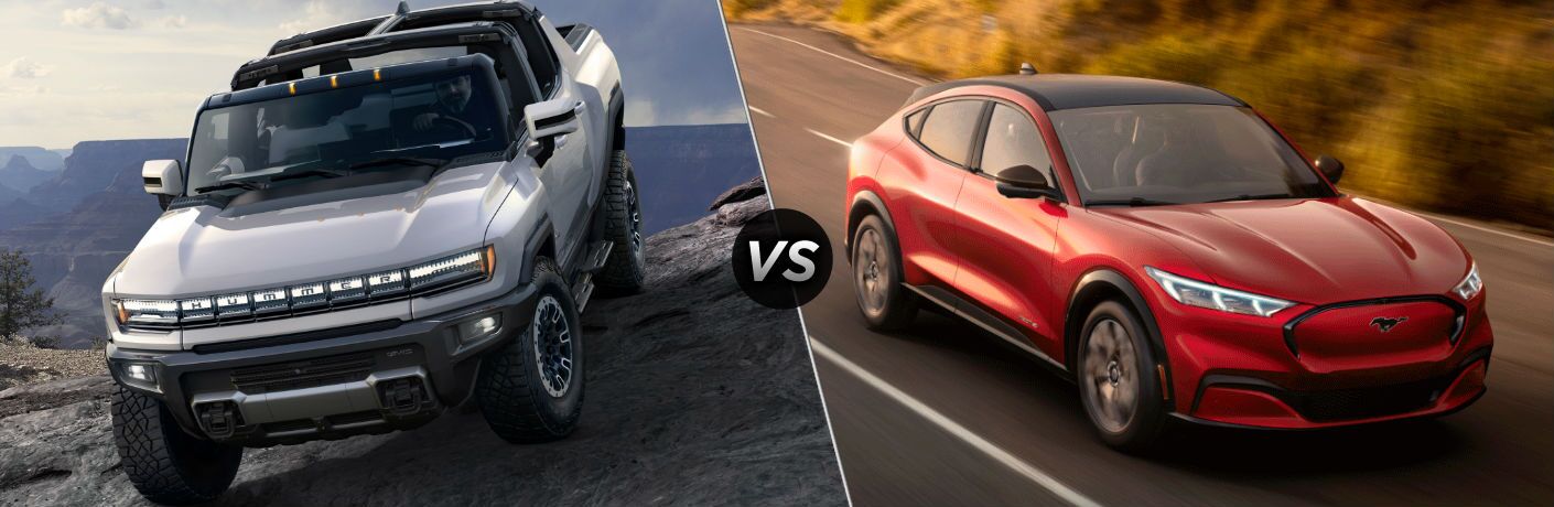 2022 Gmc Hummer Ev Vs 2021 Ford Mustang Mach E