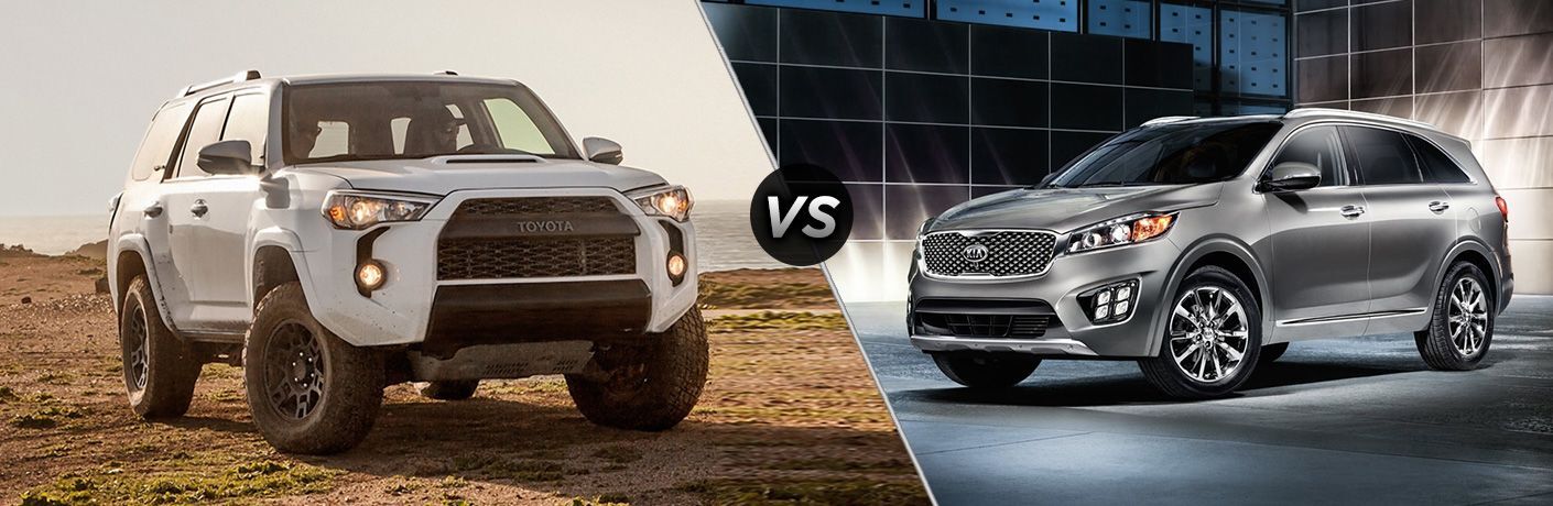 2018 Toyota 4Runner vs 2018 Kia Sorento