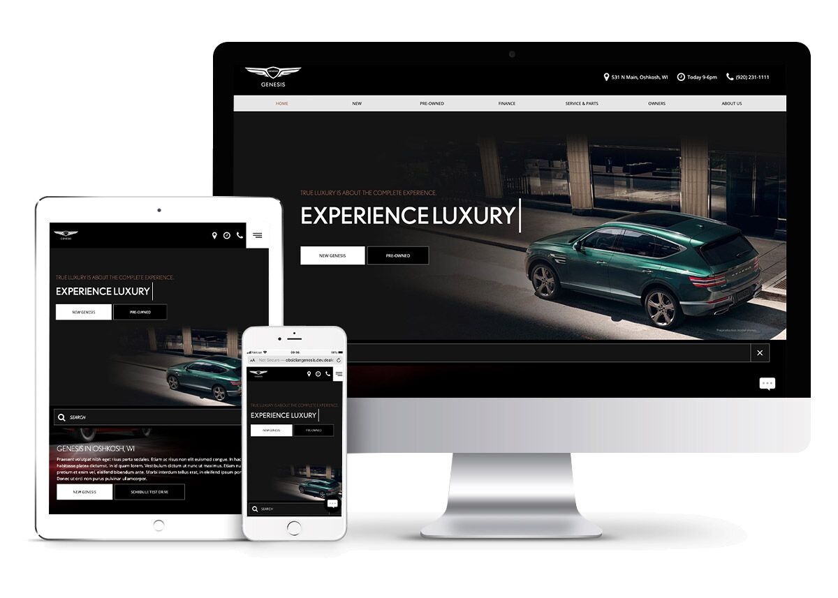 Genesis Certified Website and Digital Retail Program