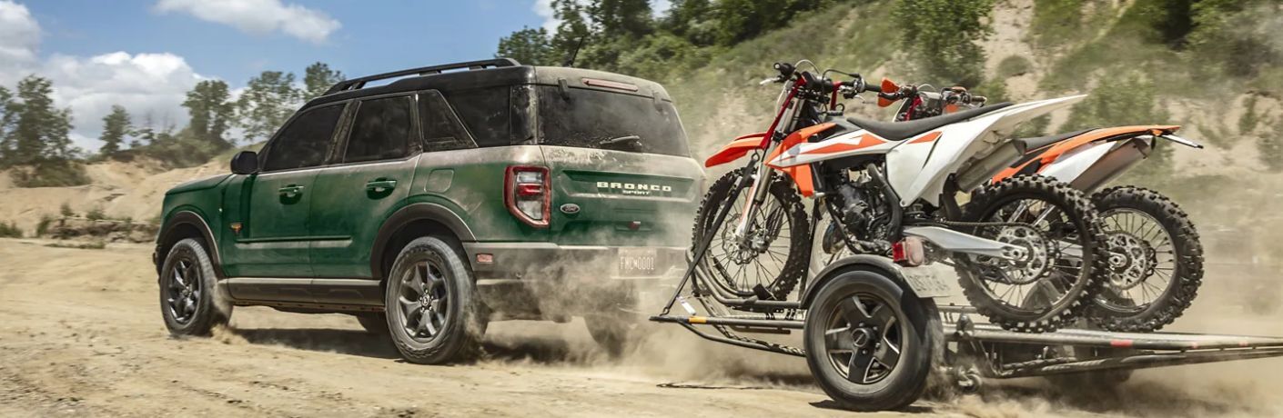 2023 Ford Bronco Sport towing bikes