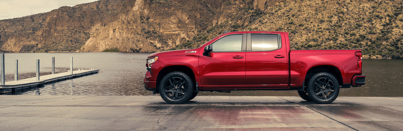 Side view of the 2024 Chevrolet Silverado