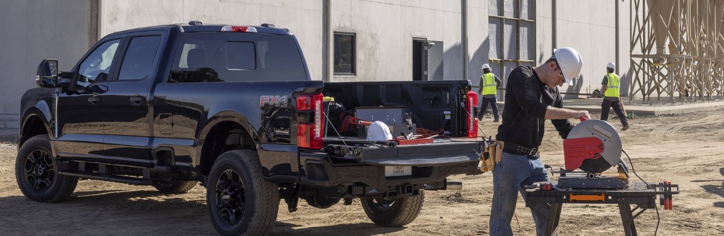 2024 Ford Super Duty F-450 in a worksite