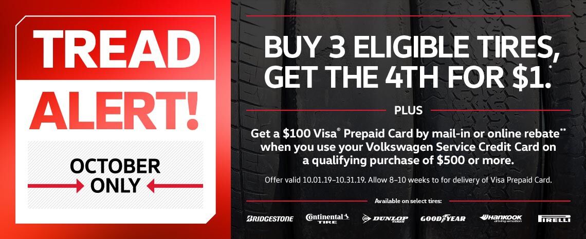 Volkswagen Approved Tires: The right match for your model.