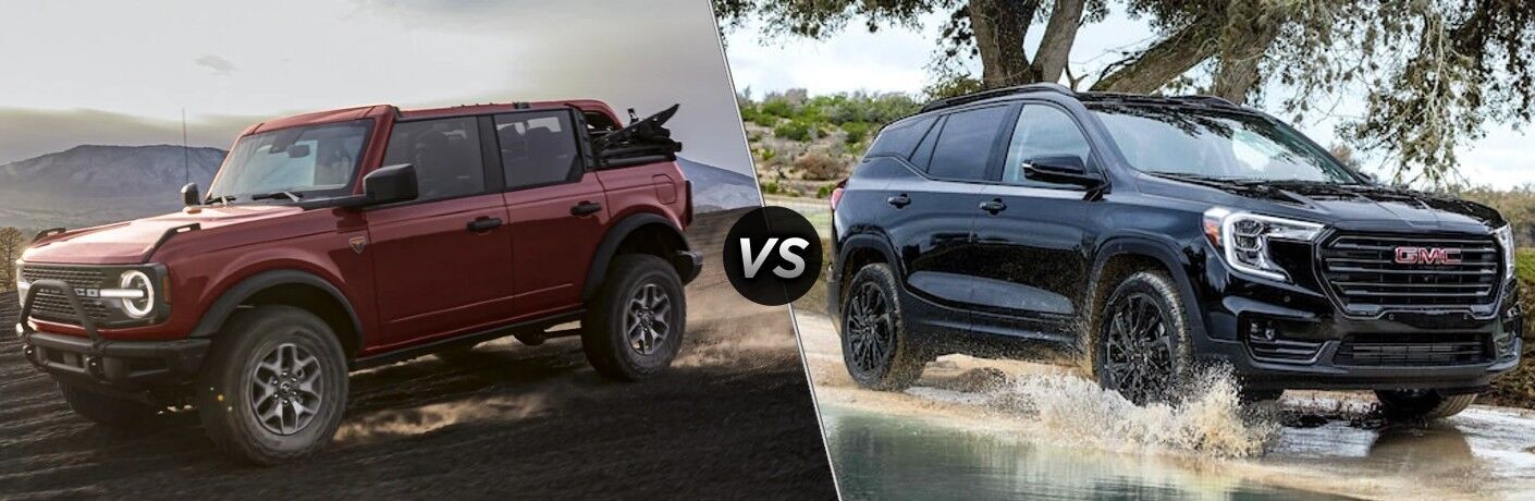 2023 Ford Bronco Sport vs. 2023 GMC Terrain