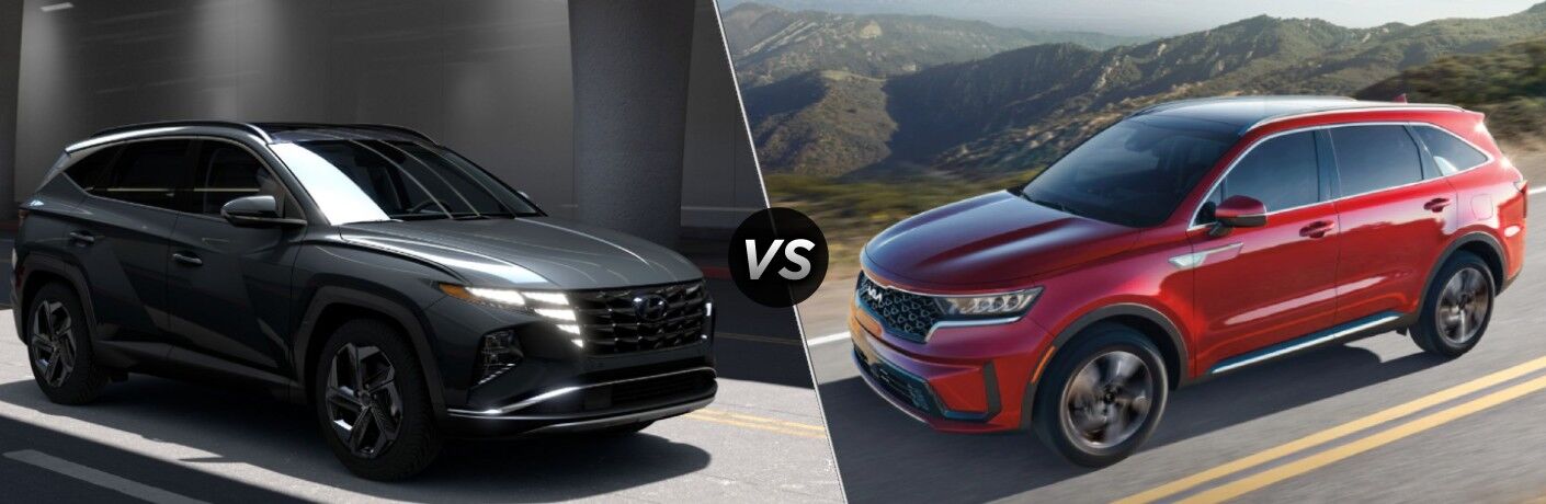 2022 Hyundai Tucson Hybrid vs. 2022 Kia Sorento Hybrid
