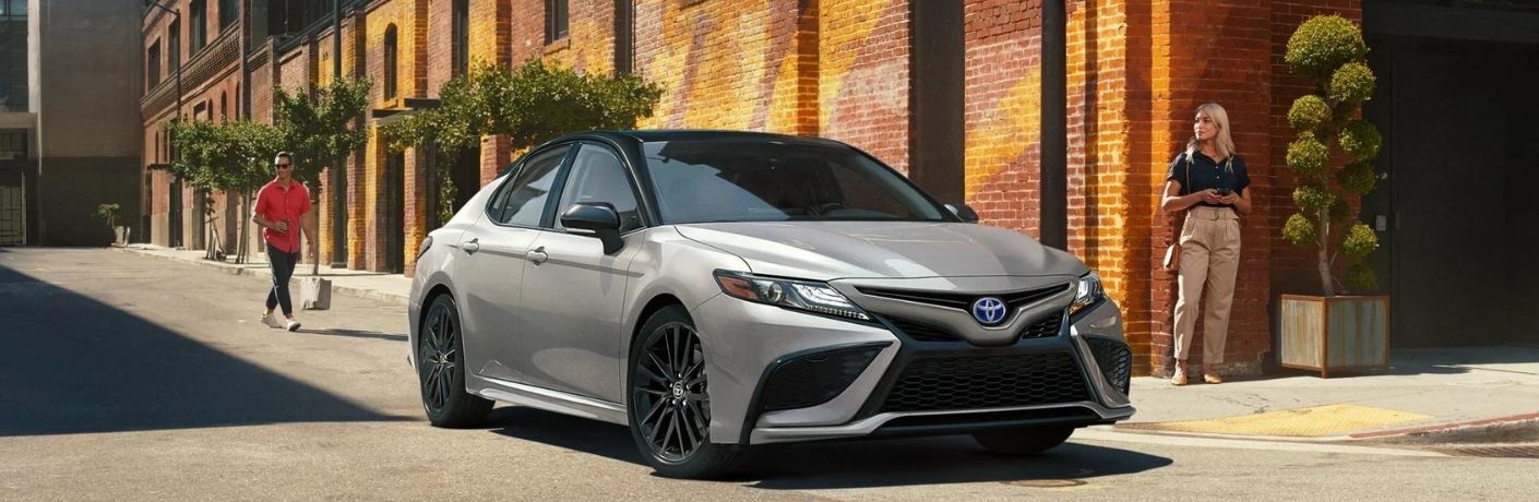 2022 Toyota Camry side and front view