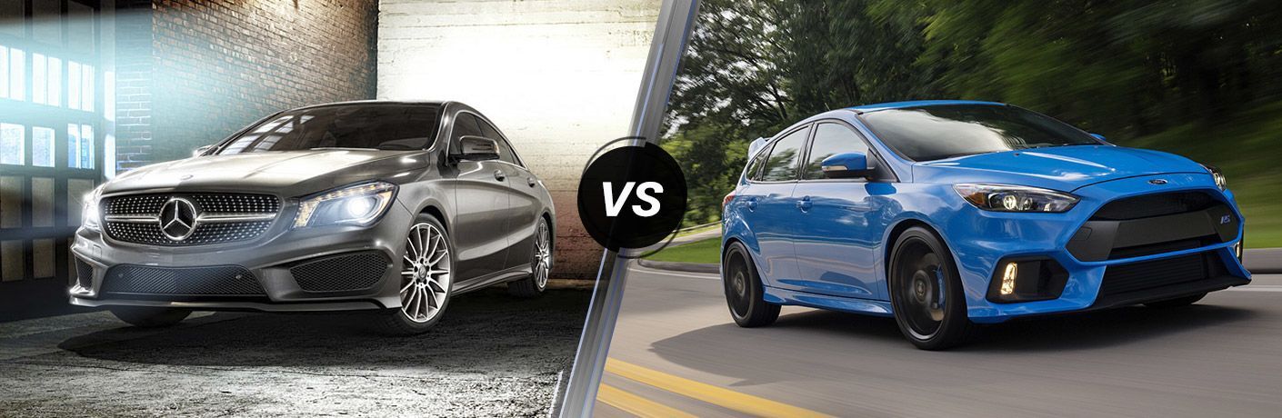 2016 Mercedes-AMG CLA45 vs 2016 Ford Focus RS