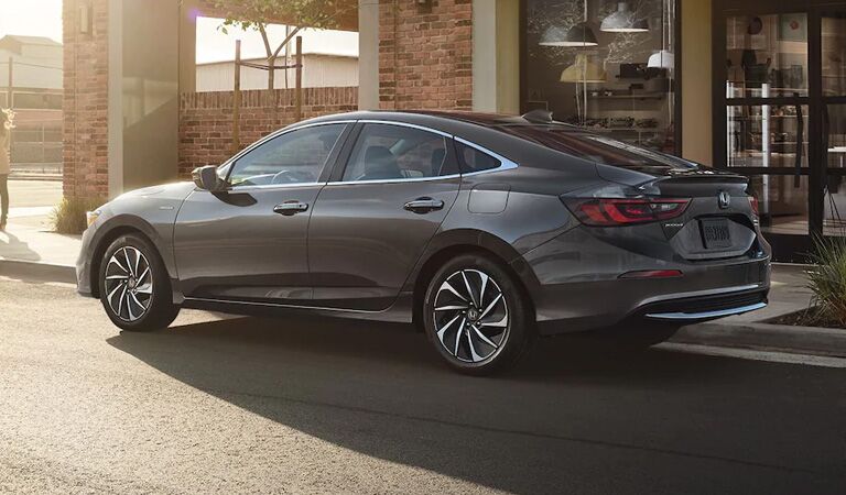 side rear view of a Honda Insight