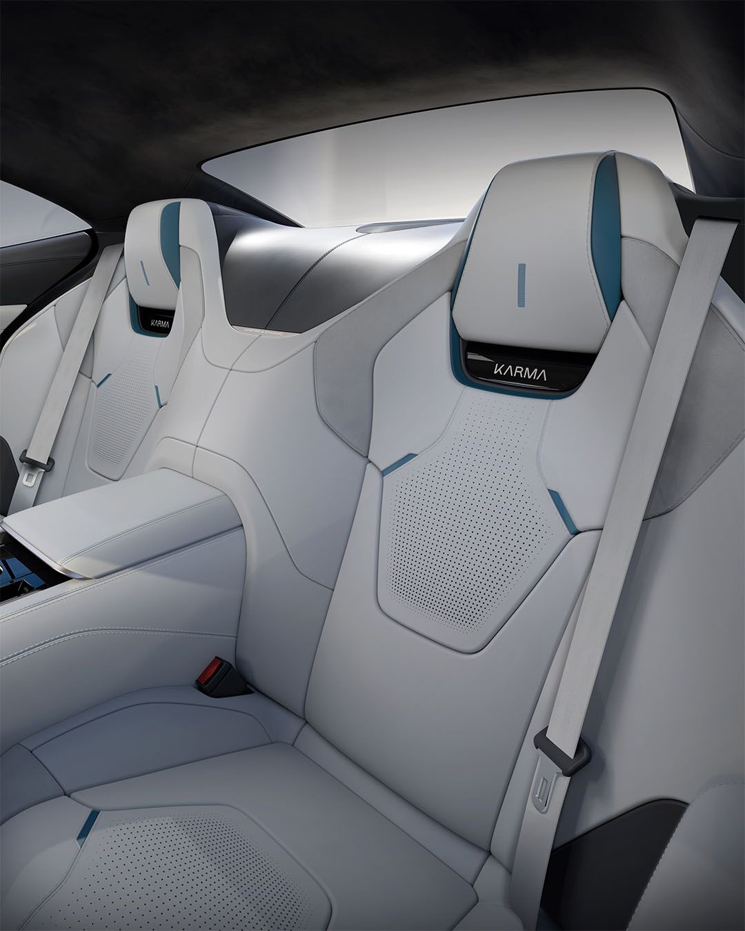 Karma Gyesera back seat