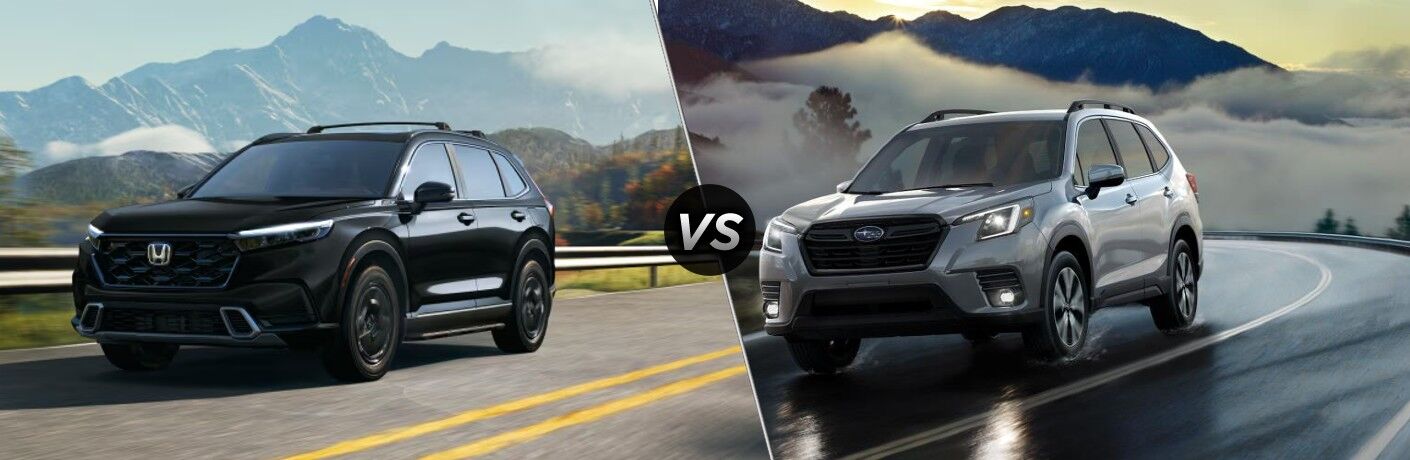 2025 Honda CR-V vs. 2024 Subaru Forester model comparison