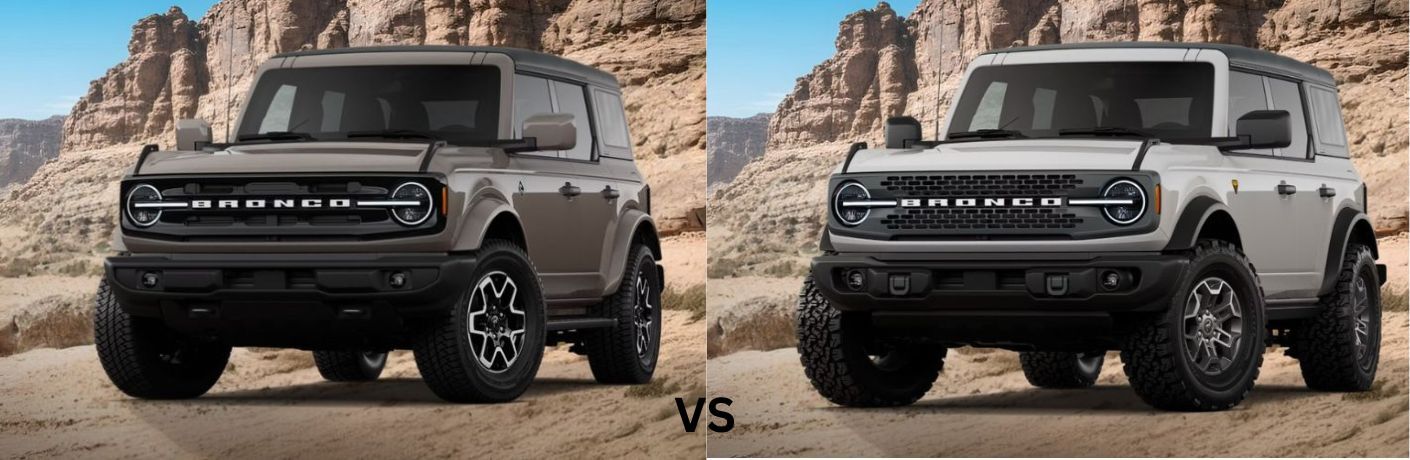 2026 Ford Bronco Outer Banks VS Badlands models