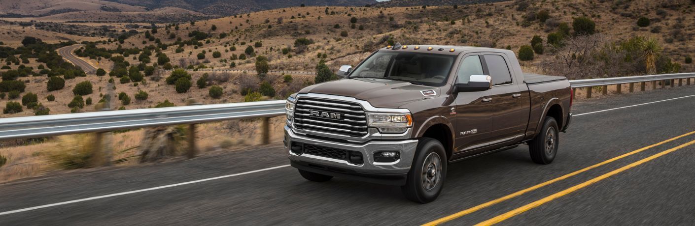 2022 Ram 2500 driving in a country side road