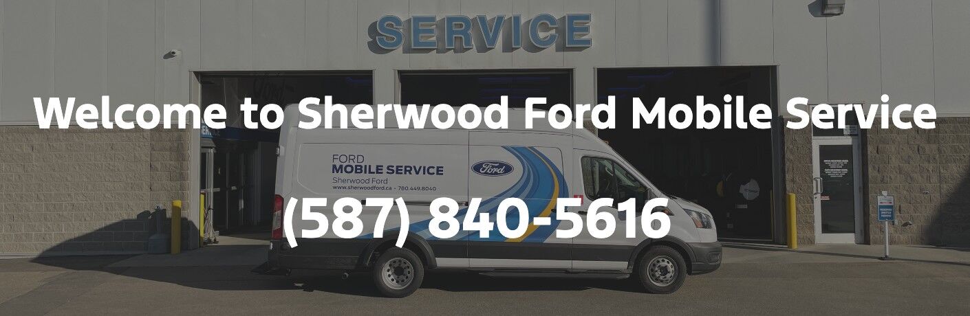 Ford Mobile Service Van available to book through the Sherwood Ford Service Center