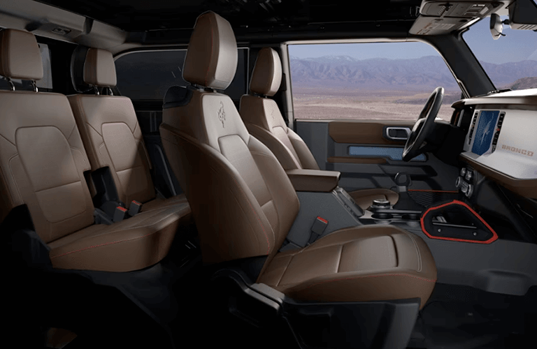 2023 Ford Bronco Heritage Limited Edition seating side view
