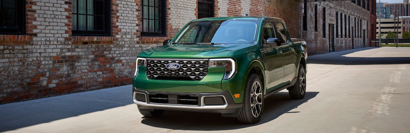 2025 Ford Maverick front and side view