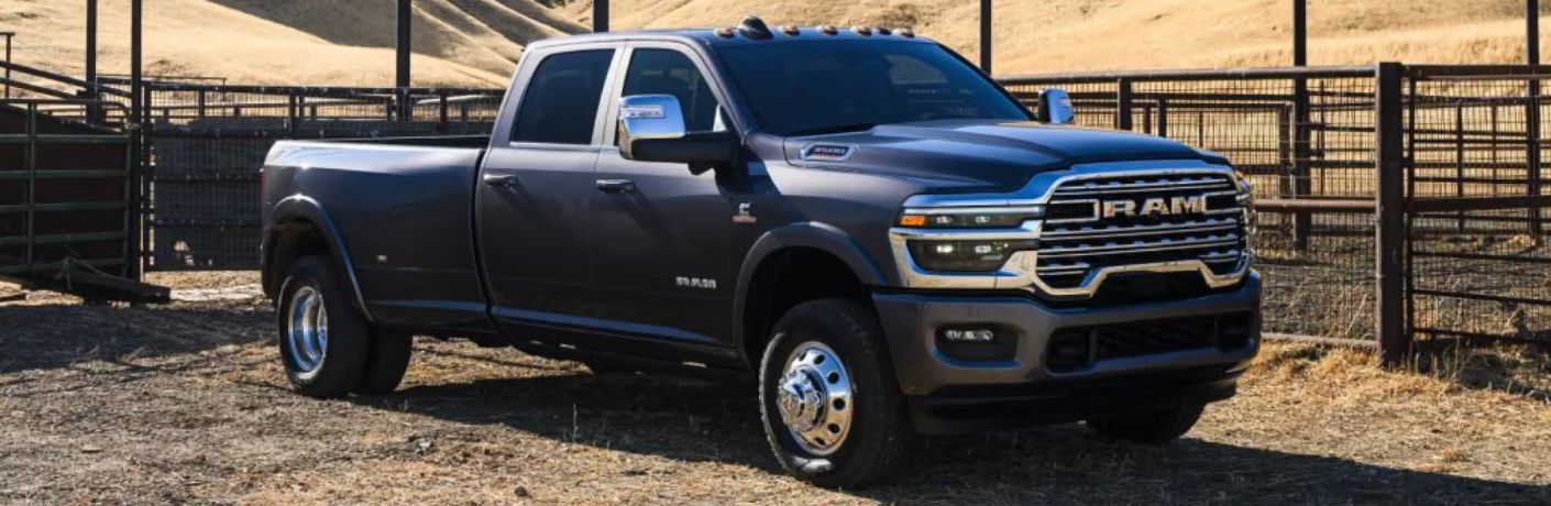 2026 Ram 3500 side and front view