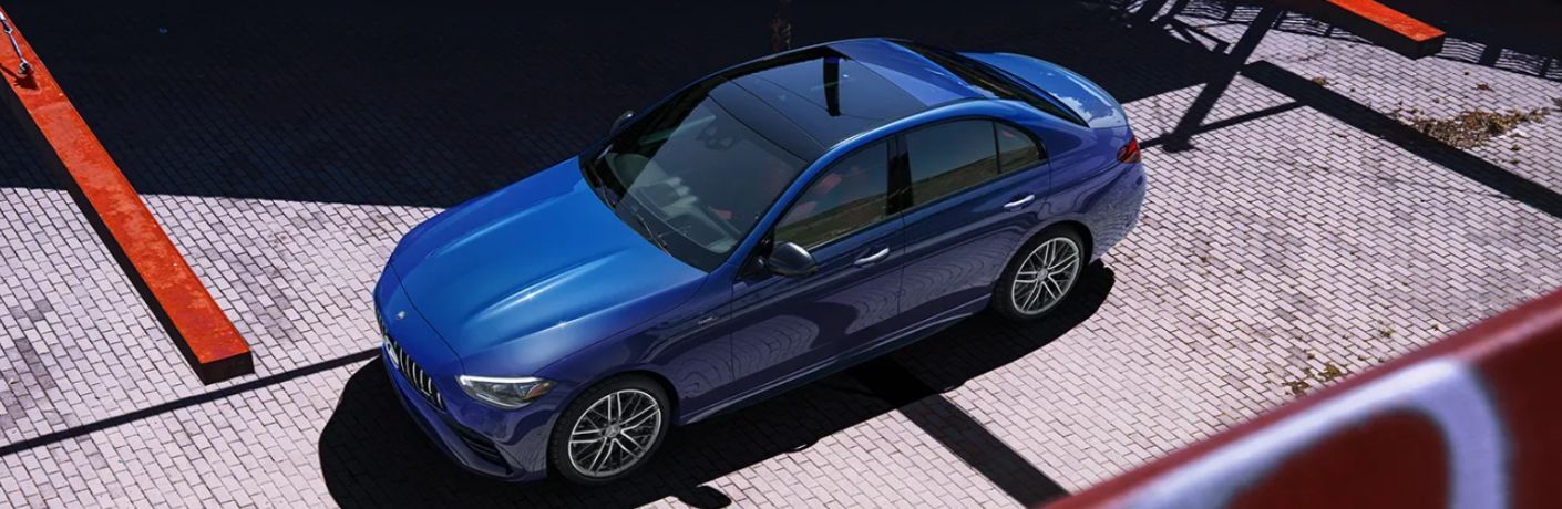 top view of the 2025 Mercedes-Benz C-Class Sedan