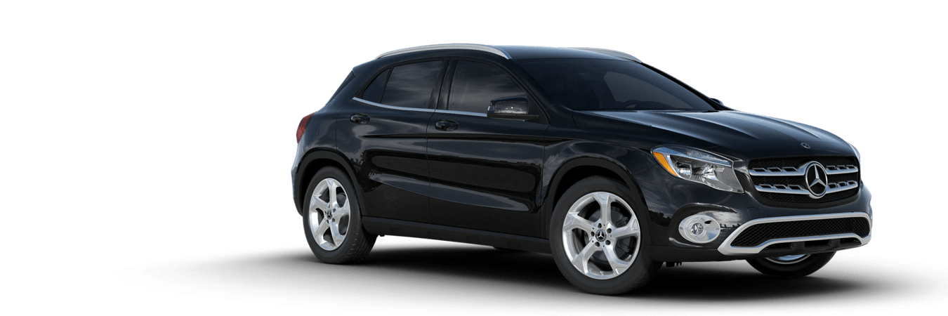 2018 Mercedes-Benz GLA black side view