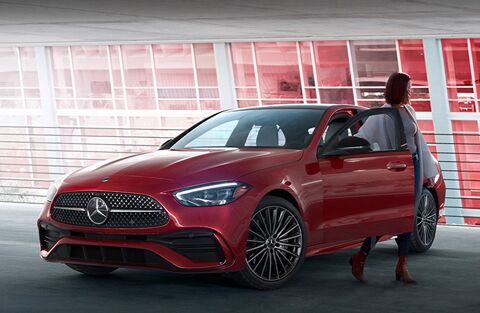 2022 Mercedes-Benz C-Class in Red