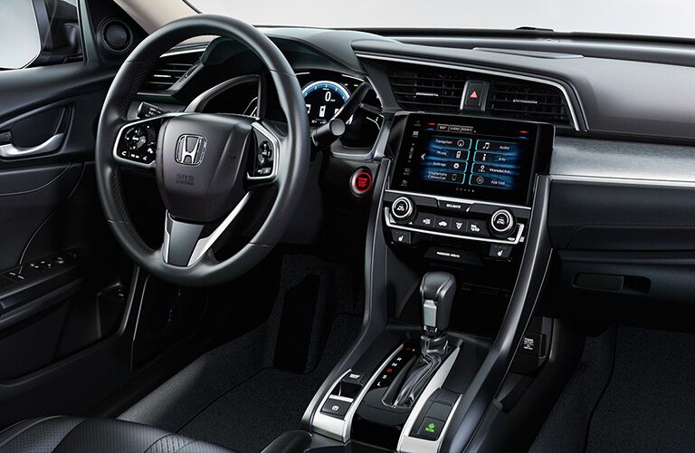 2019 Honda Civic Sedan Steering Wheel, Dashboard and Display Audio Touchscreen