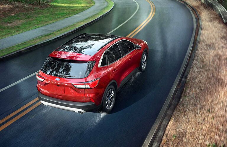 2021 Ford Escape SEL Hybrid on a road