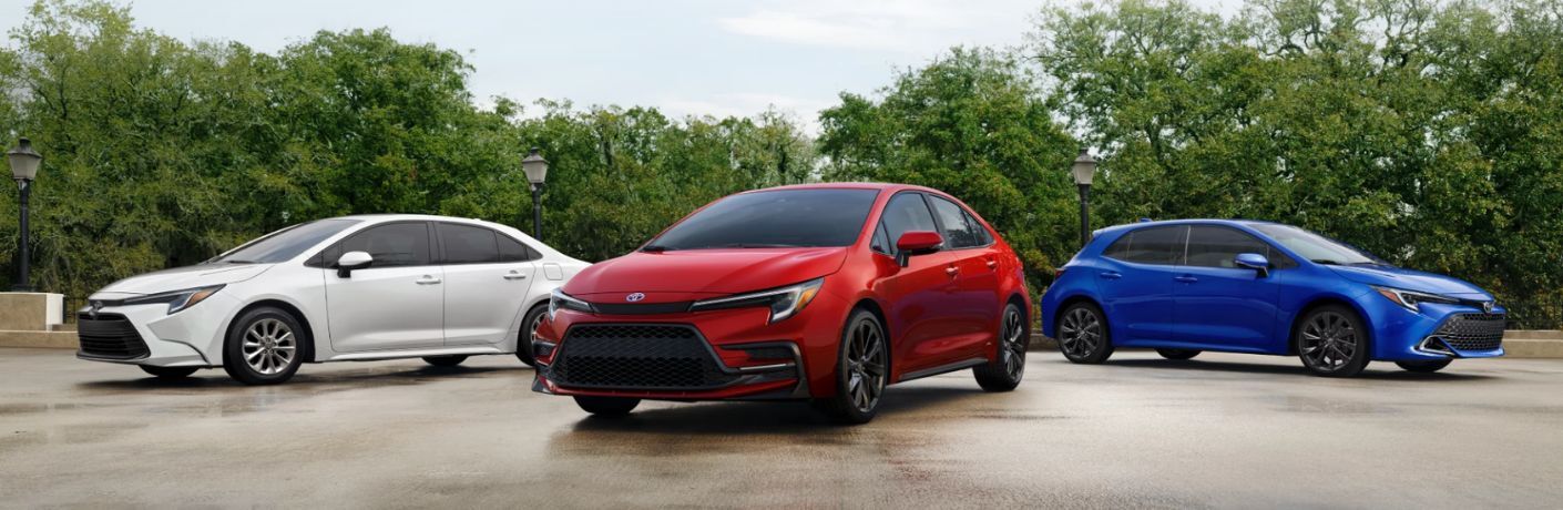 View of 2023 Toyota Corolla Lineup