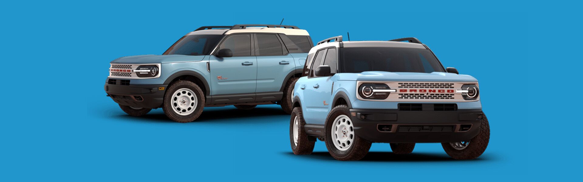 2023 Ford Bronco Sport Heritage Limited front and side angles