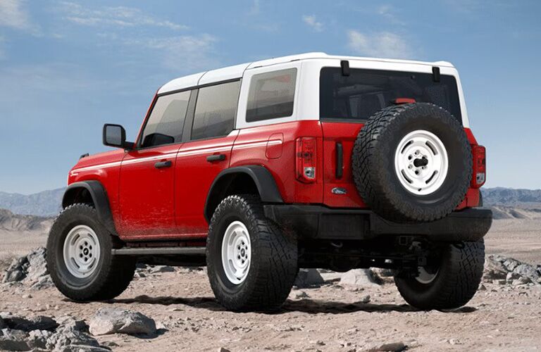 2023 Ford Bronco Heritage Edition rear view