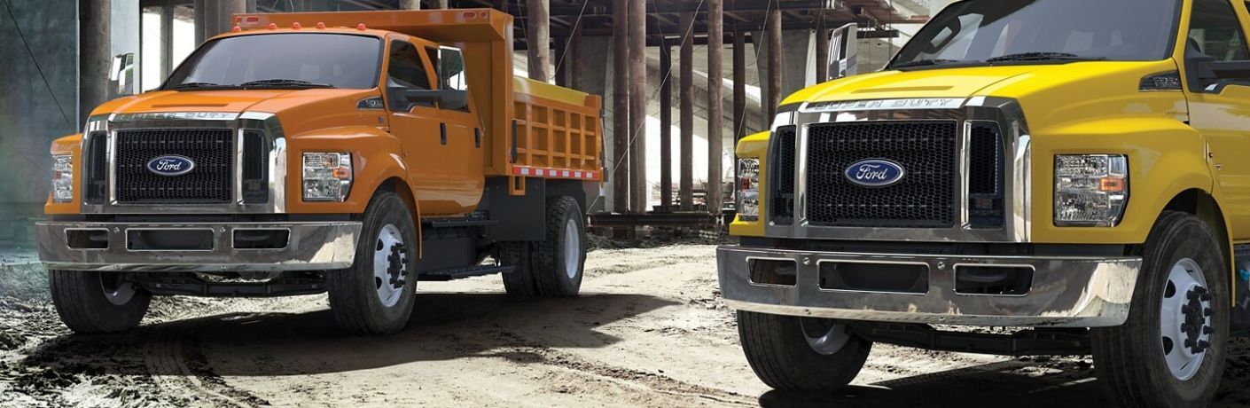 2024 Ford F-750 trucks parked together