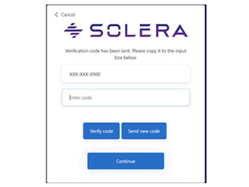 Once we enter the correct code and click on Continue button, the login is successful.