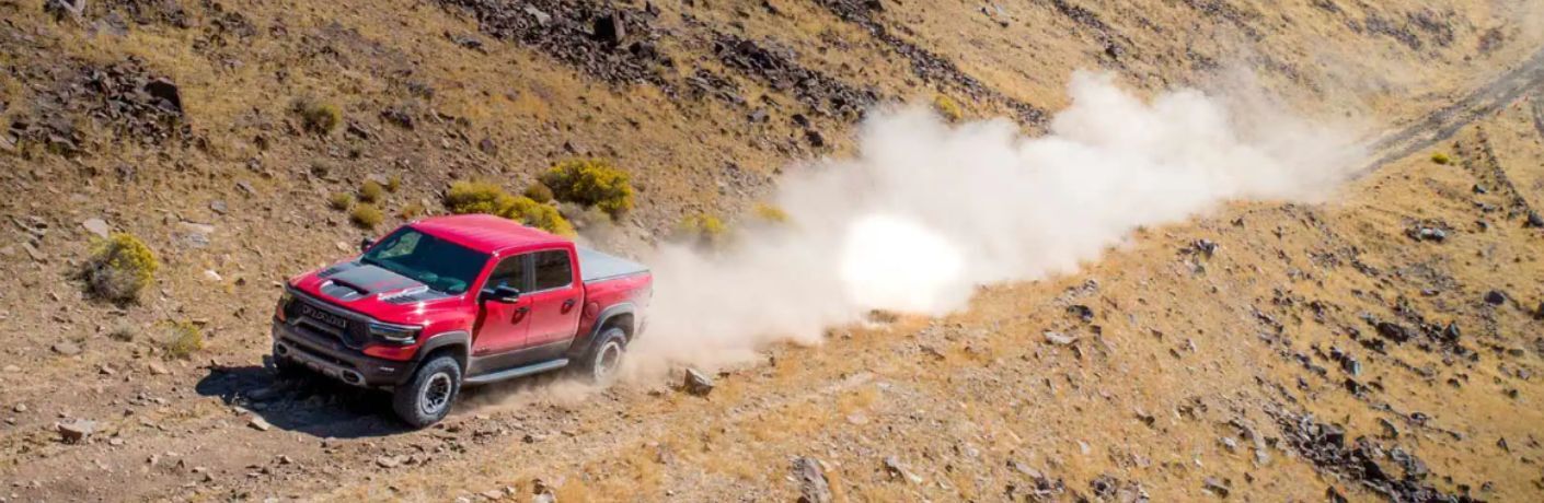 front quarter view of the 2023 RAM 1500 TRX