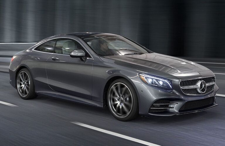 silver s-class coupe