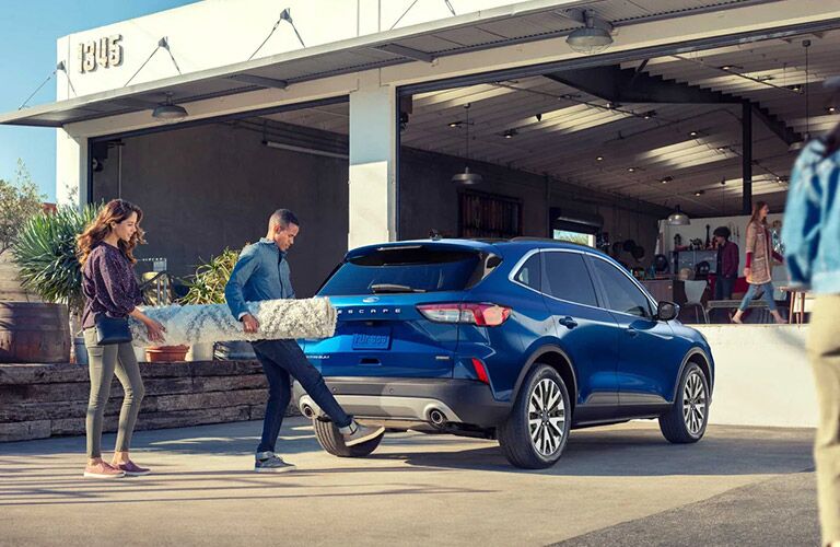 2021 Ford Escape Titanium Hybrid rear view