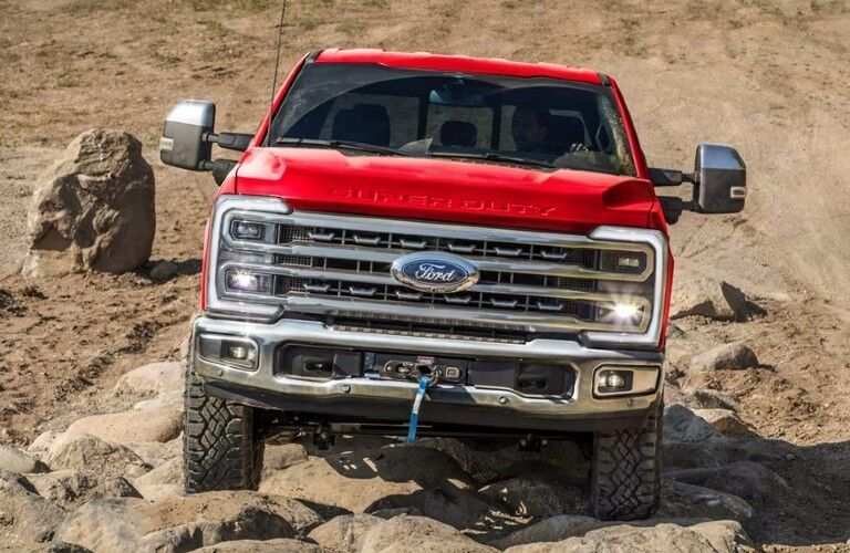 2025 Ford Super Duty Tremor in red