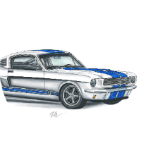 Shelby Ford Mustang Exterior Concept Art