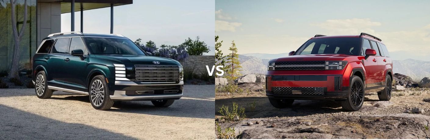 2027 Hyundai Palisade versus 2027 Santa Fe